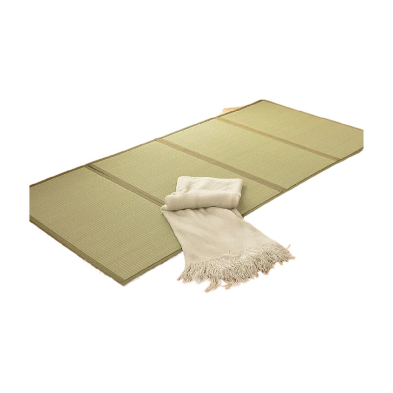 Tatami Mat Rush - حصيرة يوغا قابلة للطي من القش،