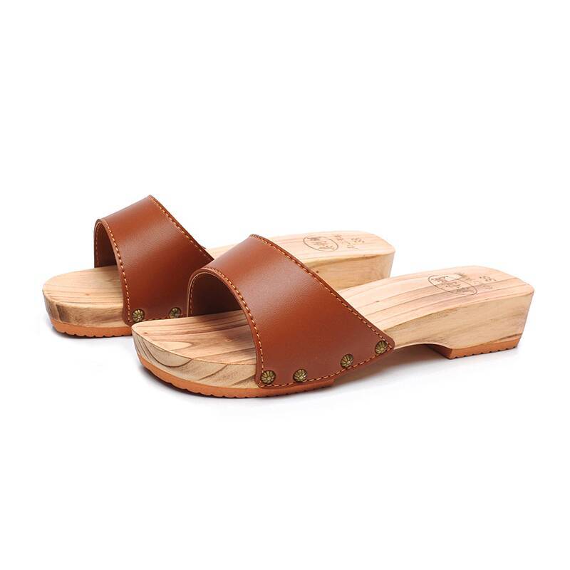 Geta Wooden Sandal - شباشب خشبية نسائية صيفية يابانية خشبية