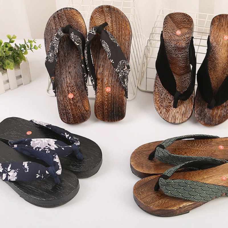أنيمي النينجا الصيف قباقيب الن - مراجعة Geta Wooden Sandal وسعره