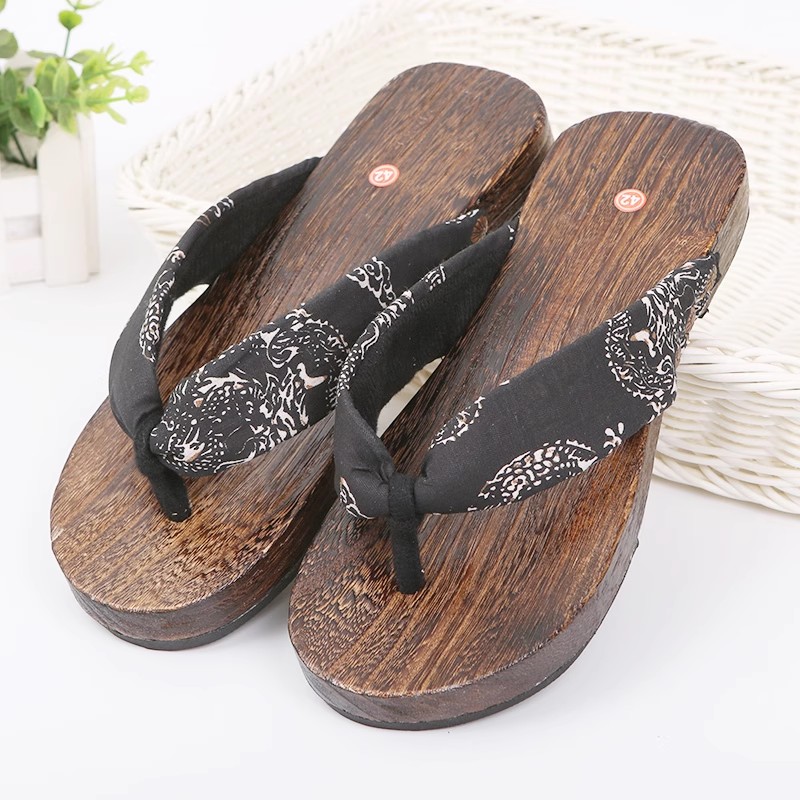 أنيمي النينجا الصيف قباقيب الن - مراجعة Geta Wooden Sandal وسعره