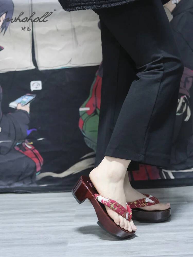 اليابانية الخشبية يحصل على الص - مراجعة Geta Wooden Sandal وسعره