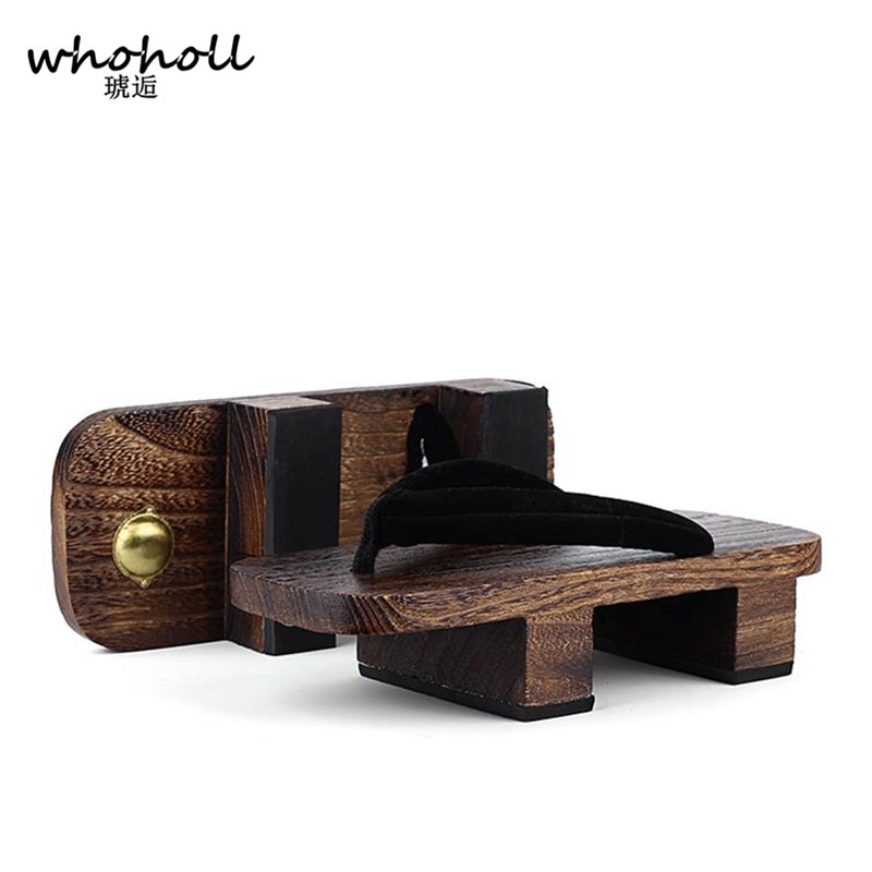 WHOHOLL Geta صنادل ذات أسنان أ - مراجعة Geta Wooden Sandal وسعره